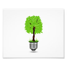 tree graphic in lightbulb base ecology design.png photo art