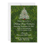 Tree Green Christmas Party Invitations