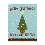 tree green xmas greetings