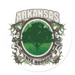 Tree Hugger Arkansas stickers