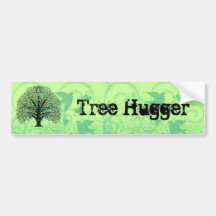 Tree Hugger Bumper Stickers