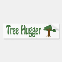 Tree Hugger Bumper Stickers