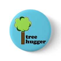 Tree Hugger button