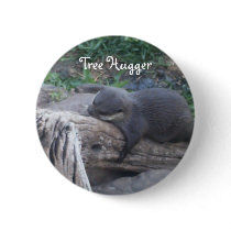 Tree Hugger Pinback Buttons