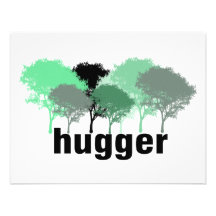 Tree Hugger! Cute Trees design! Personalized Invitation
