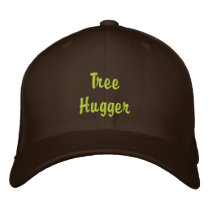 TREE HUGGER Embroidered Cap Embroidered Baseball Cap