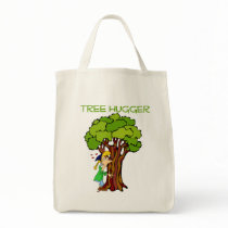 Tree Hugger - Girl Tote Bag
