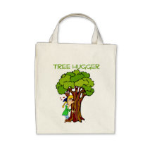 Tree Hugger - Girl Tote Bag