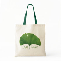 Tree Hugger, Leaf Lover - Ginkgo Canvas Bag