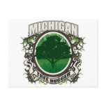 Tree Hugger Michigan Postcards
