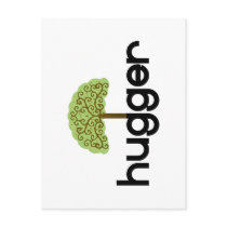 Tree hugger original design! post card