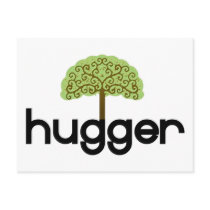 Tree hugger original design! post card