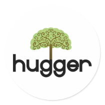 Tree hugger original design! stickers