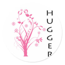 Tree Hugger original design! Round Stickers