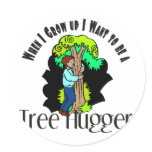 Tree Hugger stickers