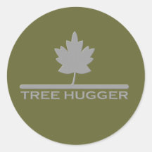 Tree Hugger Stickers