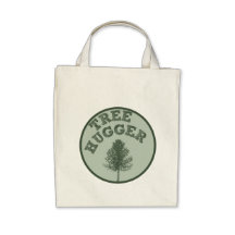 Tree Hugger Tote Bags
