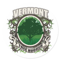 Tree Hugger Vermont Sticker