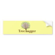 Tree Hugger w/ tree illustration