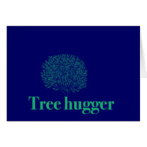 Tree Hugger w/ tree illustration