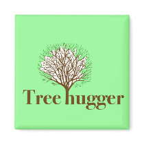 Tree Hugger w/ tree illustration