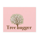 Tree Hugger w/ tree illustration