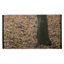Tree in autumn leaves folio iPad case