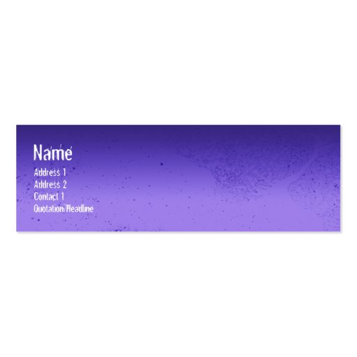 TREE LOVE blue 2 Business Card