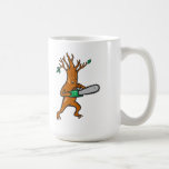 Tree Man Arborist With Chainsaw Coffee Mug