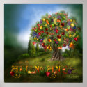 Tree Of Abundance Art Poster/Print