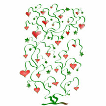 Tree of Hearts with Leaves Photo Sculptures