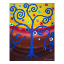 TREE OF LIFE bat mitzvah Invitations