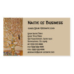 Tree of Life by Klimt, Stylized Art Nouveau Symbol Business Card