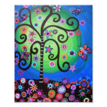 Tree of Life Flowers Painting Photo