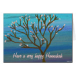 Tree of life Hannukah Card