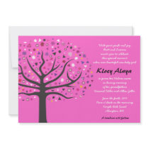 Tree of Life Jewish Baby Naming Invitation