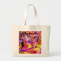 Tree Of Life Lovers Canvas Bags