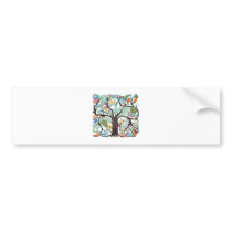 TREE of LIFE pastel Bumper Sticker