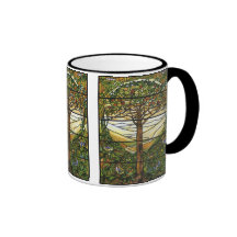 Tree of Life/Tiffany Stained Glass Window Mug