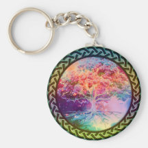 Tree of Life Tranquility Keychains
