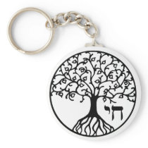 Tree of Life with CHAI Key Chain