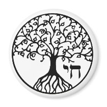 Tree of Life with CHAI Fridge Magnet