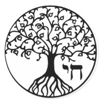 Tree of Life with CHAI Round Stickers