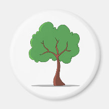Tree Refrigerator Magnet