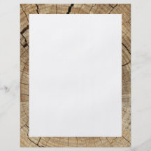 Tree Rings Background Full Color Flyer