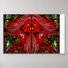 tree rose print