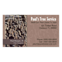 Tree Service/Firewood Business Card