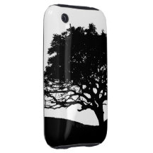 Tree Silhouette iPhone 3 Tough Case