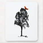 Tree silhouette Mouse Pad