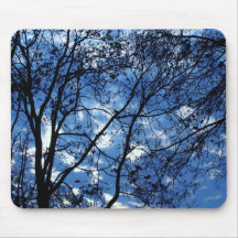 Tree silhouette - Mousepad